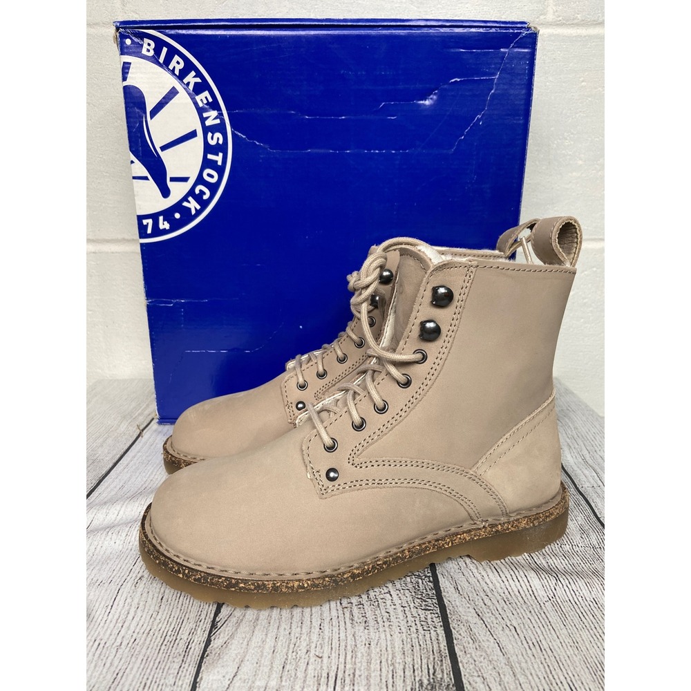 Birkenstock Bryson Shearling Boots Beige Taupe‎ US L6 M4 EU37 Narrow Fit